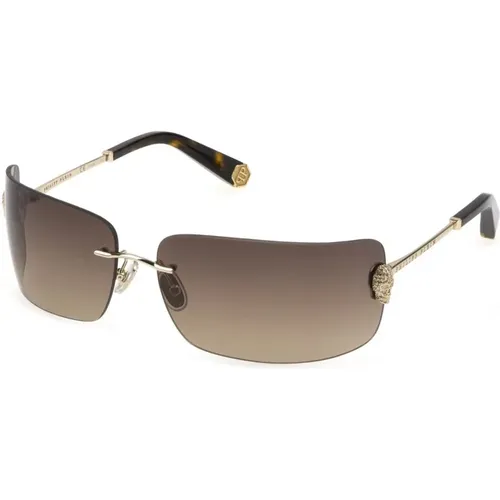 Metall Sonnenbrille mit Pink Zifferblatt - Philipp Plein - Modalova