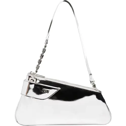 Silver Mirror Bag , female, Sizes: ONE SIZE - Gcds - Modalova