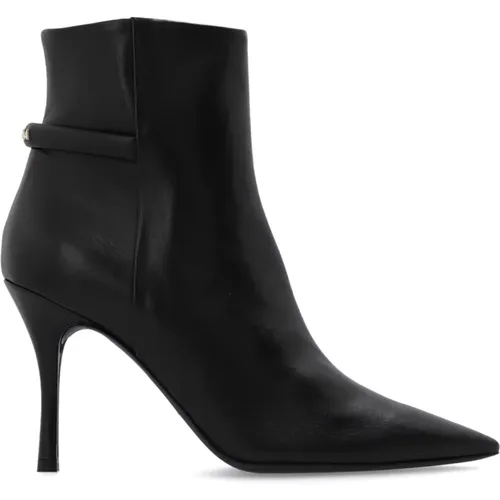 Core leather heeled ankle boots , Damen, Größe: 41 EU - Furla - Modalova