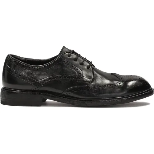 Schwarze Limitierte Kollektion Brogues , Herren, Größe: 44 EU - Kazar - Modalova