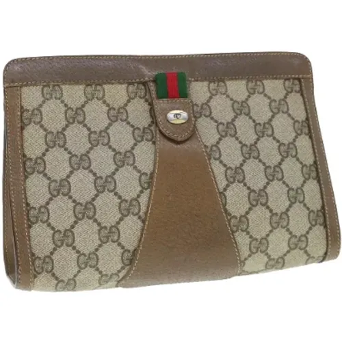 Pre-owned Leder clutches - Gucci Vintage - Modalova