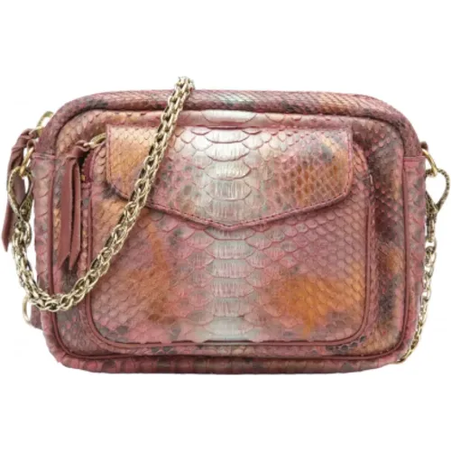 Python Oxide Bordeaux Schultertasche - Claris Virot - Modalova