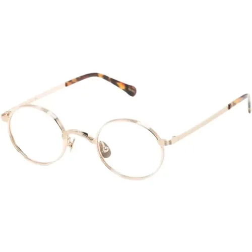 Goldene Optische Brille, Stilvoll und vielseitig - Moscot - Modalova