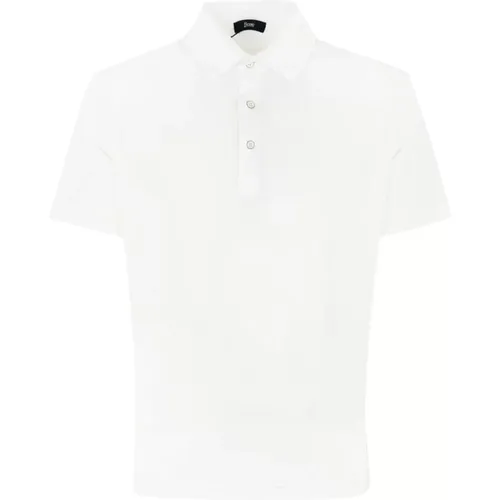 Men Cotton Polo Shirt , male, Sizes: M, S, 3XL, L, 2XL, XL - Herno - Modalova