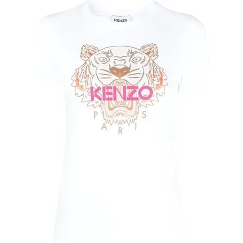 Casual Cotton Tee Shirt , female, Sizes: S, XS - Kenzo - Modalova