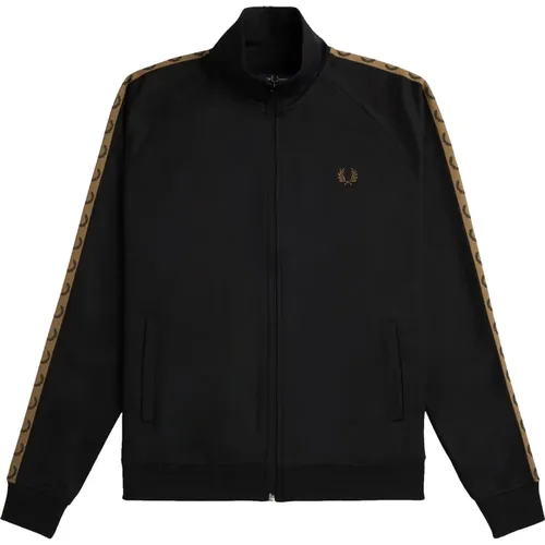 Contrast Tape Track Jacket , male, Sizes: XL, M, 2XL - Fred Perry - Modalova