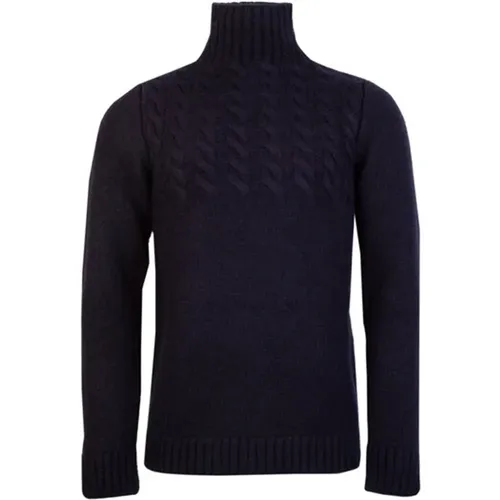 Blauer Wollpullover für Männer , Herren, Größe: L - Maison Margiela - Modalova