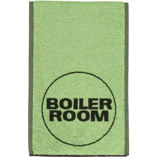 Logo Motif Cotton Terry Sweat Towel - Boiler Room - Modalova