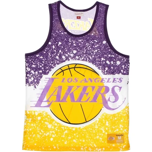 NBA Jumbotron Tank Top Lakers Edition , Herren, Größe: M - Mitchell & Ness - Modalova