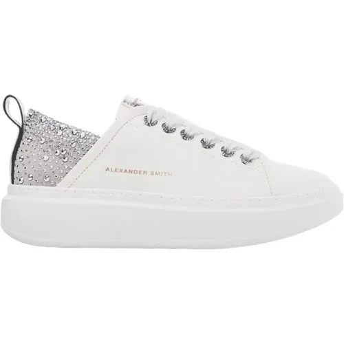 Wembley Woman Silver Sneakers , Damen, Größe: 38 EU - Alexander Smith - Modalova