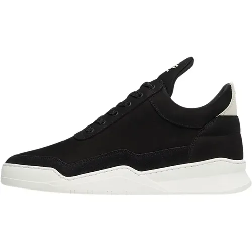 Niedrige Top Ghost Schwarz / Off White - Filling Pieces - Modalova