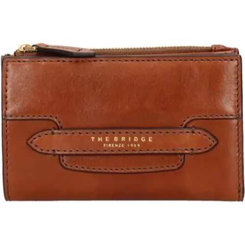 Classic Leather Wallet , female, Sizes: ONE SIZE - The Bridge - Modalova