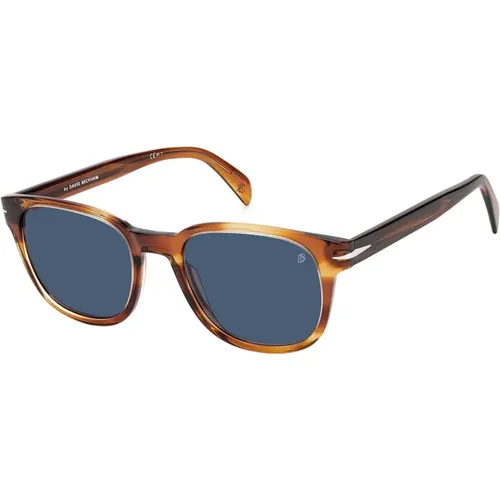 DB 1062/S Sunglasses in Horn/Blue - Eyewear by David Beckham - Modalova