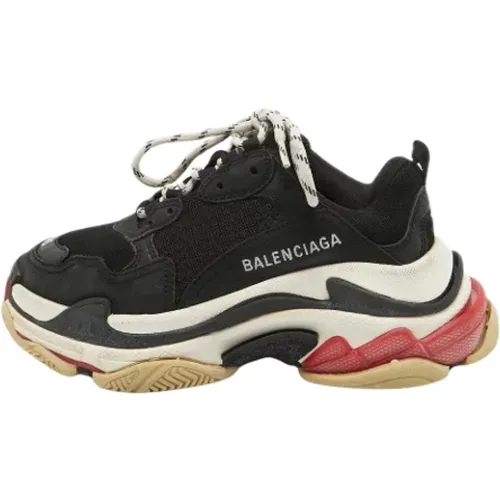 Pre-owned Leather sneakers , female, Sizes: 2 UK - Balenciaga Vintage - Modalova