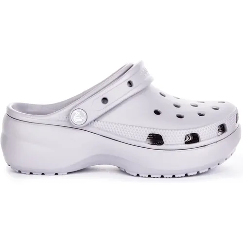 Classic Platform Sandals Lavender Unisex , female, Sizes: 6 UK, 5 UK, 3 UK, 4 UK, 1 UK - Crocs - Modalova