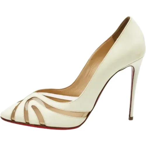 Pre-owned Mesh heels , female, Sizes: 6 UK - Christian Louboutin Pre-owned - Modalova