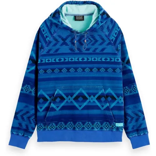 Samtgerippter Baumwollpullover , Herren, Größe: M - Scotch & Soda - Modalova