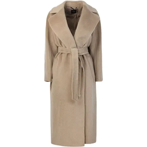 Long Wrap Coat in Wool Blend , female, Sizes: 2XS, 4XS - Max Mara - Modalova