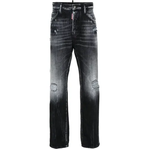 Schwarze Jeans 642 Jean , Herren, Größe: XL - Dsquared2 - Modalova