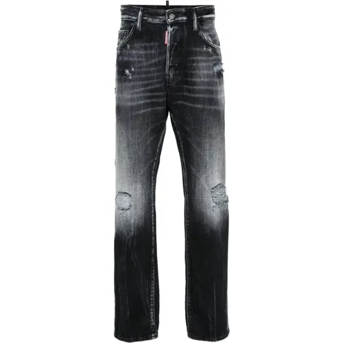 Schwarze Jeans 642 Jean , Herren, Größe: XS - Dsquared2 - Modalova