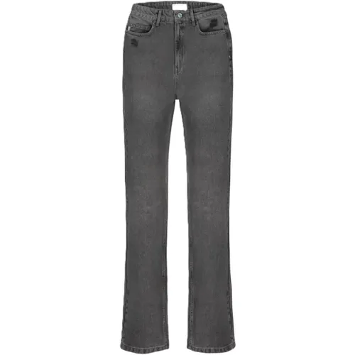 Lola Straight Distressed Jeans Blau , Damen, Größe: W31 - Fabienne Chapot - Modalova