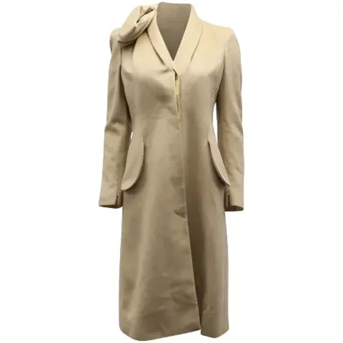 Pre-owned Cashmere outerwear , female, Sizes: M - Alexander McQueen Pre-owned - Modalova