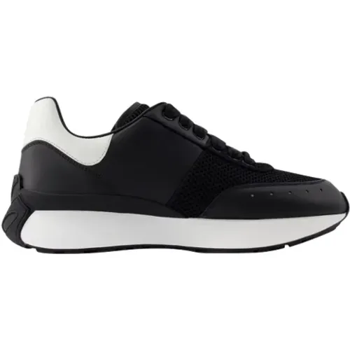 Leather sneakers , male, Sizes: 9 UK - alexander mcqueen - Modalova