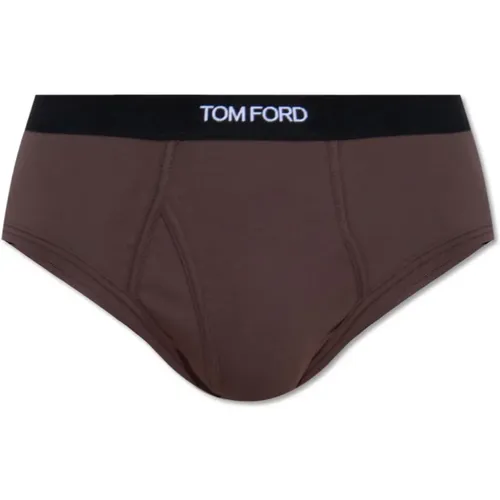 Briefs with logo , male, Sizes: S, XS - Tom Ford - Modalova