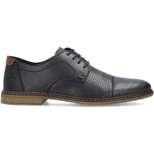 Blaue Klassische Formelle Business Schuhe , Herren, Größe: 41 EU - Rieker - Modalova