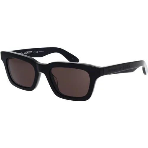 Rock-inspired Vintage Sunglasses , unisex, Sizes: 52 MM - alexander mcqueen - Modalova