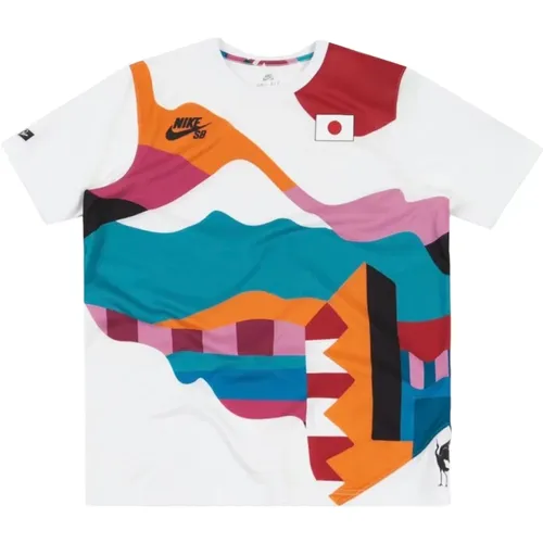 Limited Edition Parra Japan Crew Jersey , male, Sizes: XL, XS, M, S, L, 2XL - Nike - Modalova