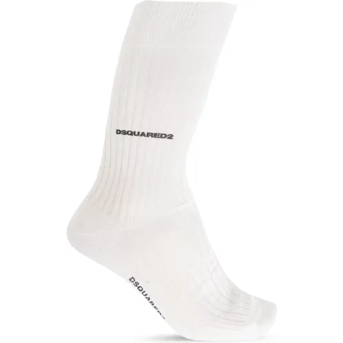 Socken mit Logo , Herren, Größe: S - Dsquared2 - Modalova