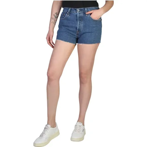 Levi's, Denim Shorts , Damen, Größe: W24 - Levis - Modalova