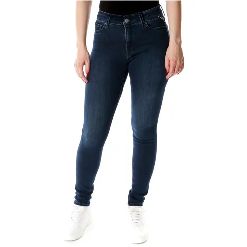 Luzien Skinny Fit Highwaist Jeans , Damen, Größe: W29 L30 - Replay - Modalova