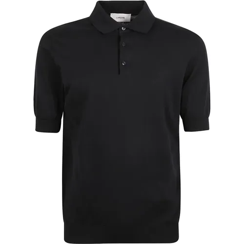 Polo Shirt Fine Knit Embroidered , male, Sizes: L, XL, S - Lardini - Modalova