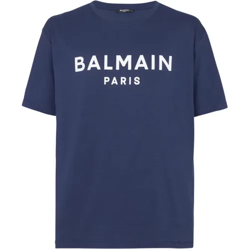 Paris T-Shirt , Herren, Größe: XS - Balmain - Modalova