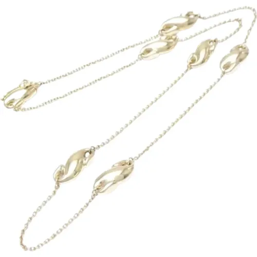 Pre-owned Gold necklaces , female, Sizes: ONE SIZE - Tiffany & Co. Pre-owned - Modalova