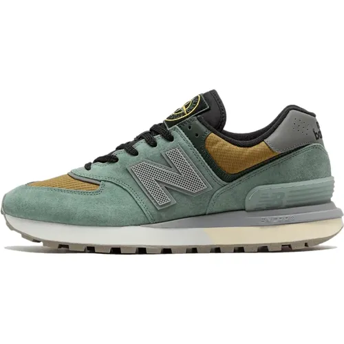 Legacy x Stone Island Leichte Grüne Sneakers , Herren, Größe: 37 EU - New Balance - Modalova