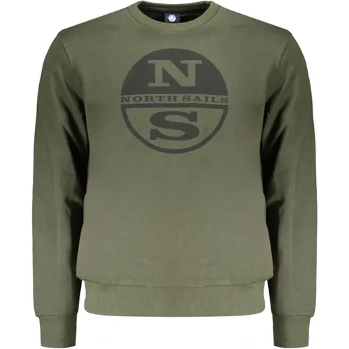 Long Sleeve Sweatshirt with Print , male, Sizes: S, M, 2XL, L, XL - North Sails - Modalova