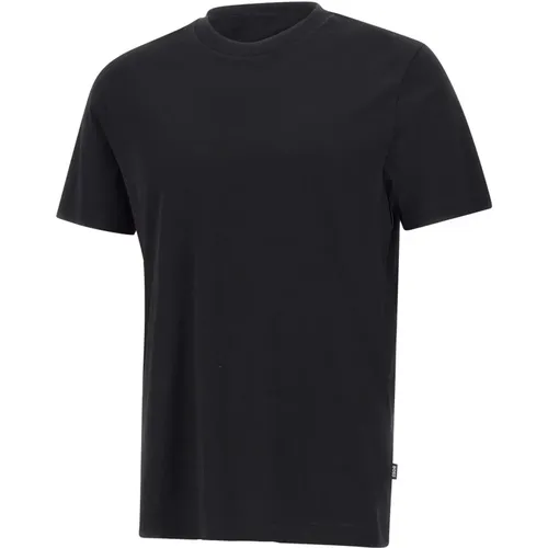 Mercerised Cotton T-shirt Crew Neck , male, Sizes: M, 3XL, S, 2XL, L, 4XL, XL - Hugo Boss - Modalova