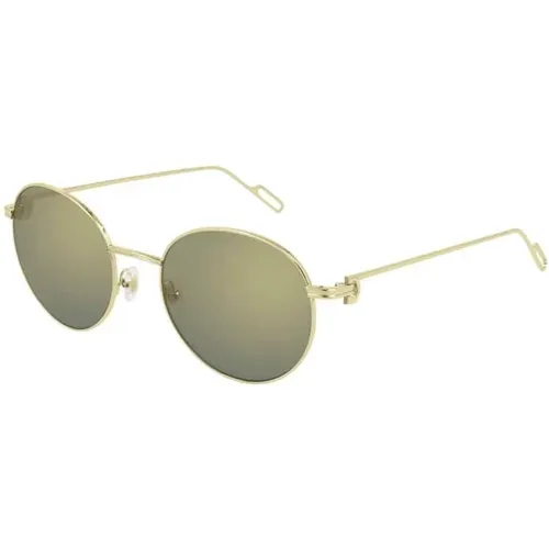 Elevate Your Style with Ct0249S Sunglasses , unisex, Sizes: 53 MM - Cartier - Modalova
