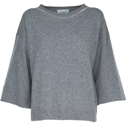 Luxuriöser Boxy Sweater Matilde , Damen, Größe: L - Vicario Cinque - Modalova