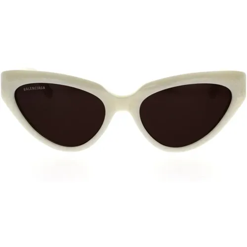 Cat-Eye Sonnenbrille mit strukturierter Oberfläche,Stylische Sonnenbrille mit Modell BB0270S,Glasses - Balenciaga - Modalova