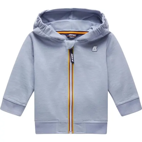 Blauer Kapuzenpullover für Kinder - K-way - Modalova