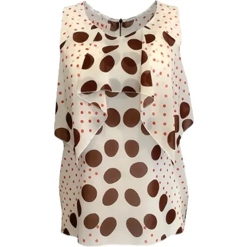 Pre-owned Silk tops , female, Sizes: 2XS - Marni Pre-owned - Modalova