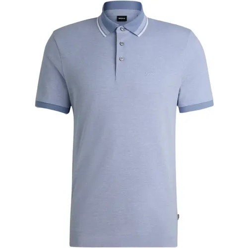 Polo Shirt with Tipped Stripes , male, Sizes: L, 2XL, XL, 3XL, S - Hugo Boss - Modalova