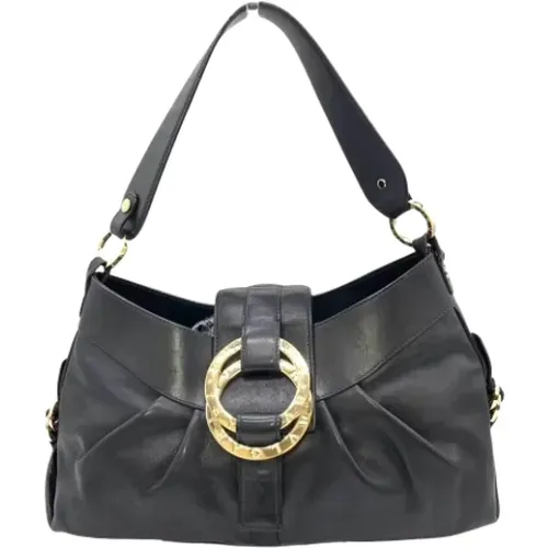 Pre-owned Stoff schultertasche , Damen, Größe: ONE Size - Bvlgari Vintage - Modalova