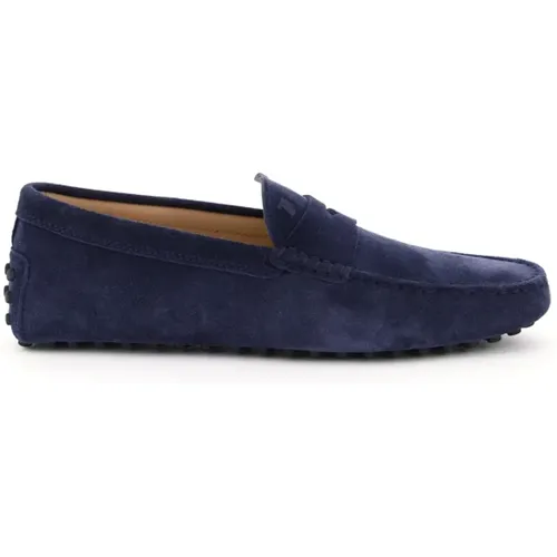 Wildleder Driver Loafers mit Penny Bar , Herren, Größe: 41 EU - TOD'S - Modalova