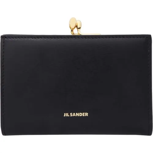 Lederbrieftasche mit Münzfach - Jil Sander - Modalova