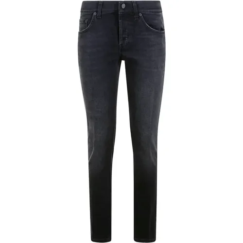 Slim Fit Jeans mit Niedriger Taille Up168.Ds0255U - Dondup - Modalova